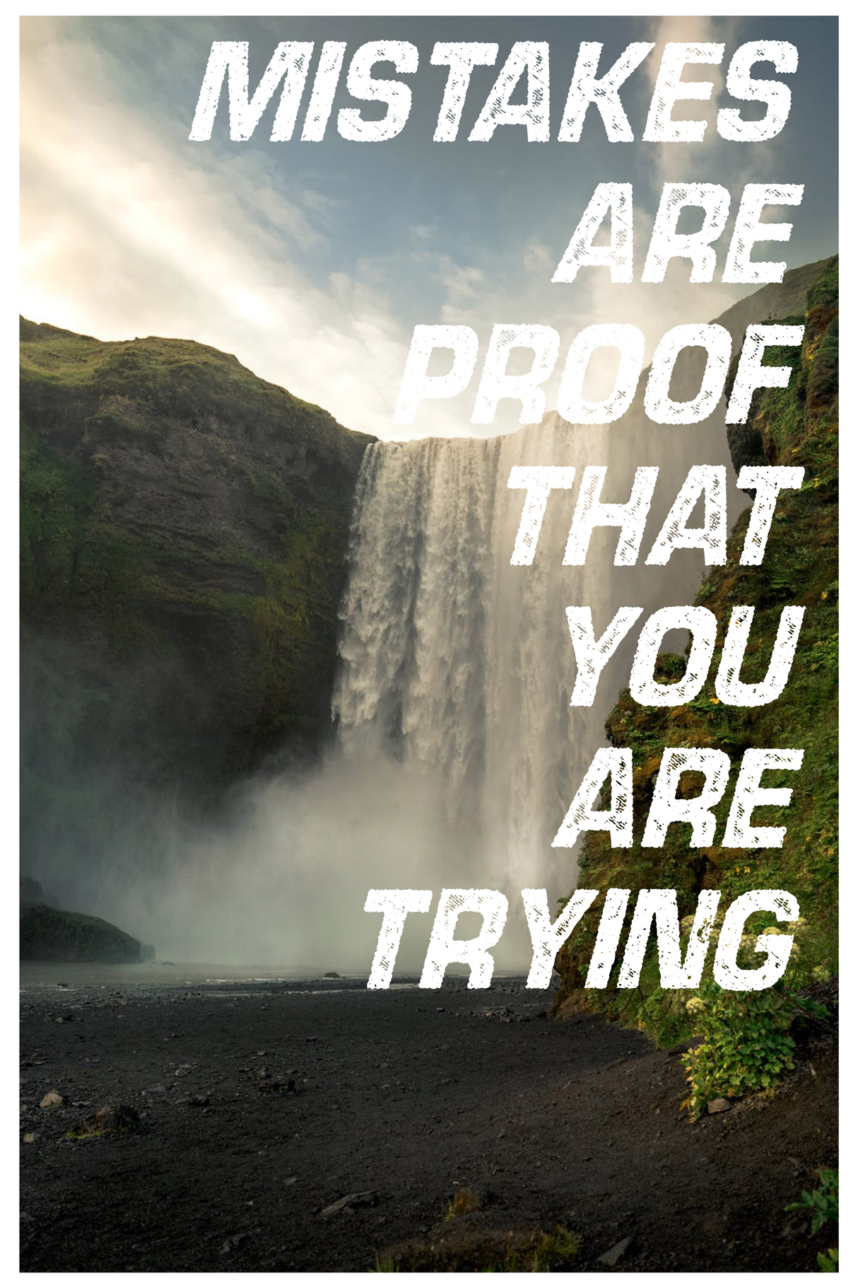 Mistakes Are Proof' Poster