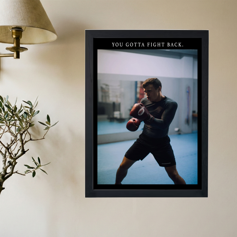 Fight Back' Poster - Mockup 2