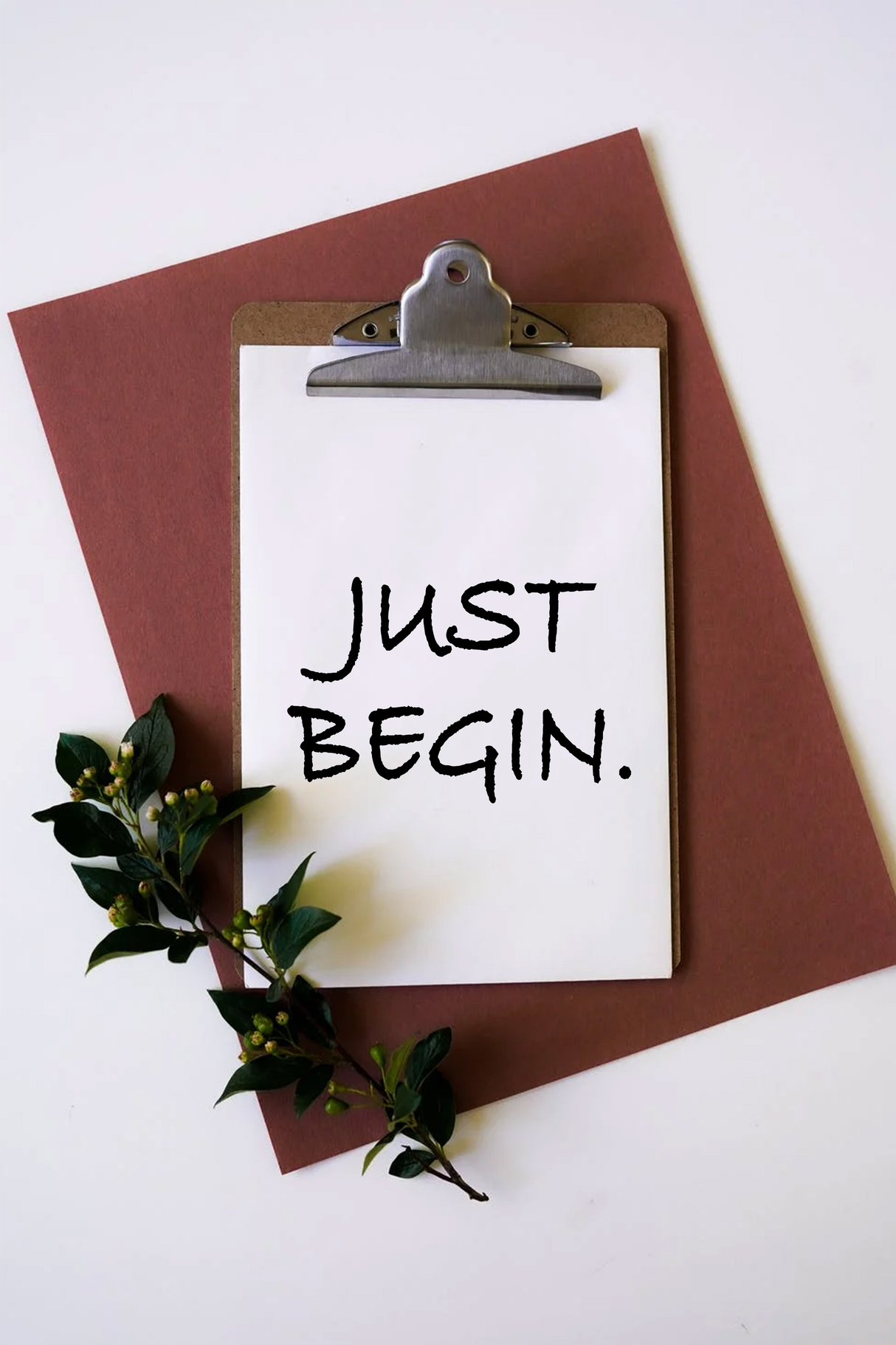 JUST BEGIN. Poster