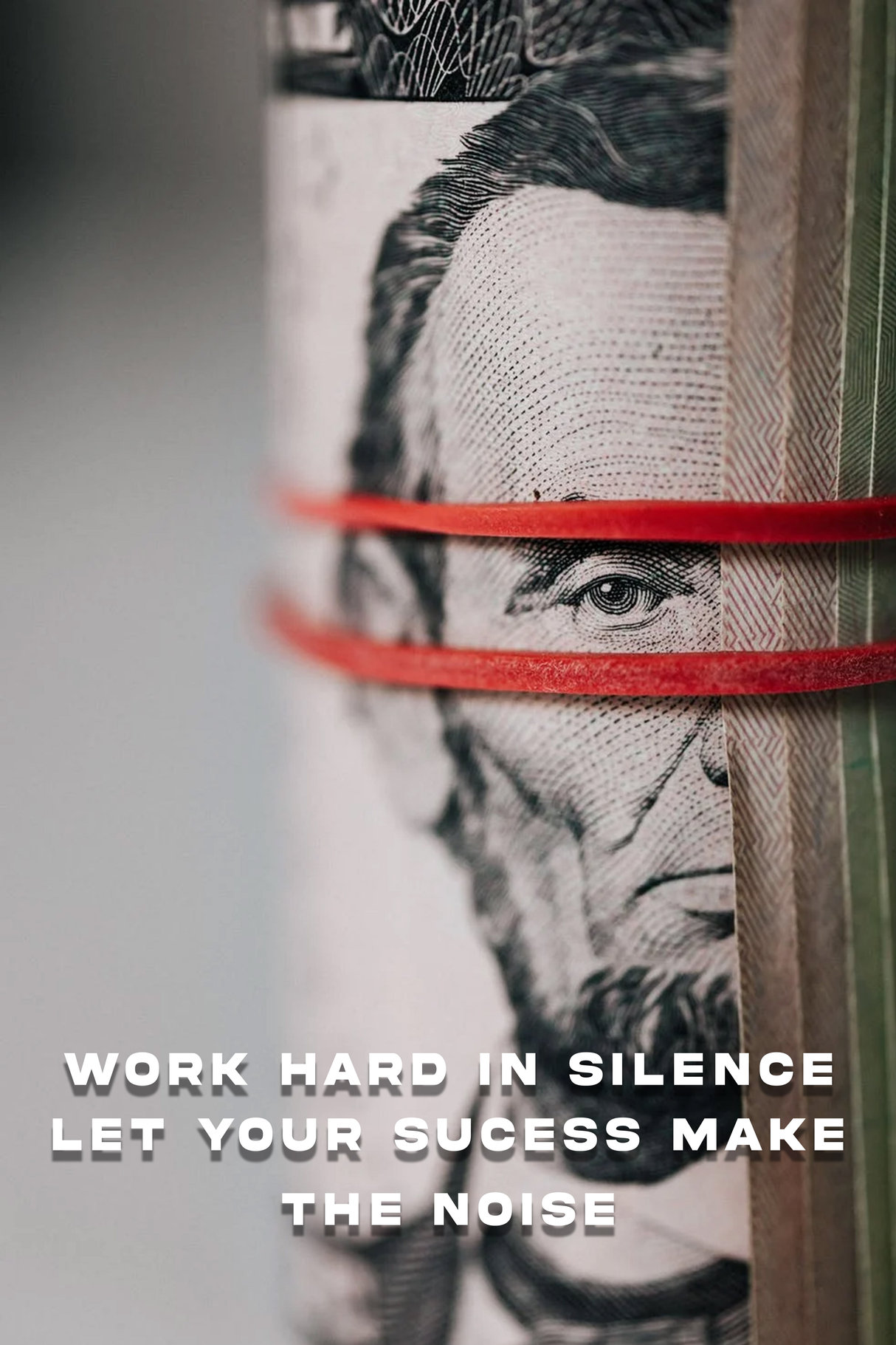 Work In Silence' Poster - Mockup 1