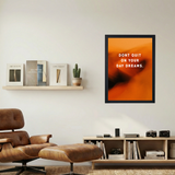 Don't Quit On Your Day Dreams' Poster - Mockup 1