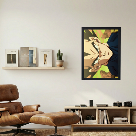 Dragon Ball Z x Vegeta 'Can't Lose' Poster - Mockup 1