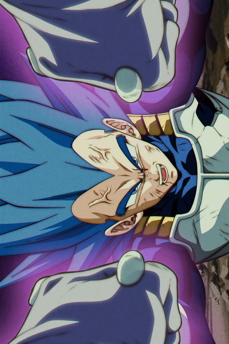 Dragon Ball Z x Vegeta Blue Shinka Poster