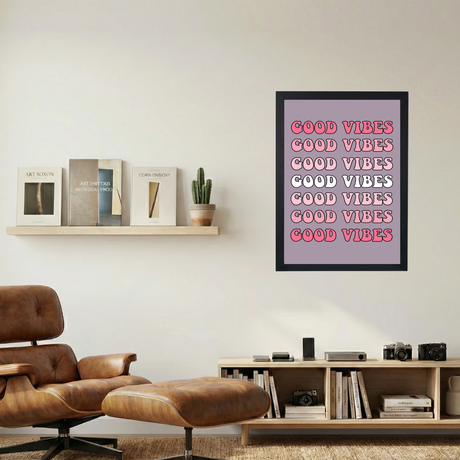 Good Vibes' Poster - Mockup 1