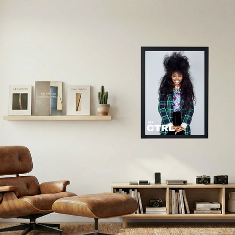 SZA 'All Smiles' Poster - Mockup 1