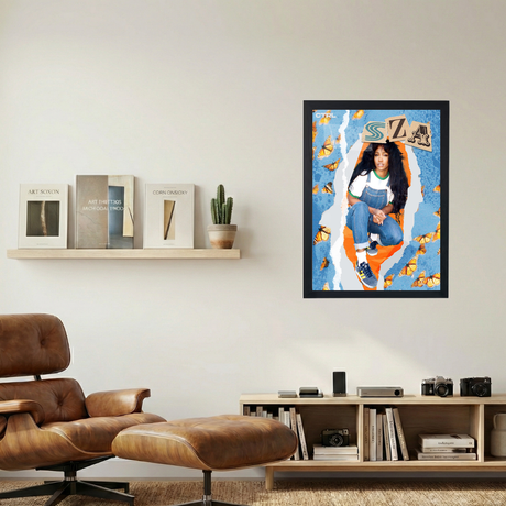 SZA 'Scrapbook' Poster - Mockup 1
