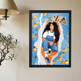 SZA 'Scrapbook' Poster - Mockup 2
