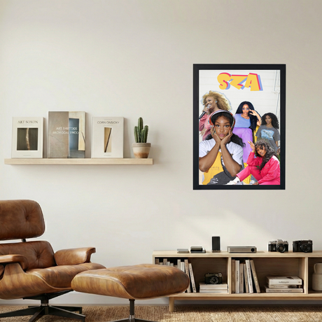 SZA Collage Poster - Mockup 1