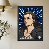Attack On Titan x Eren Yeager Poster - Mockup 2