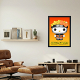 Naruto x Hello Kitty x Funko Poster - Mockup 1