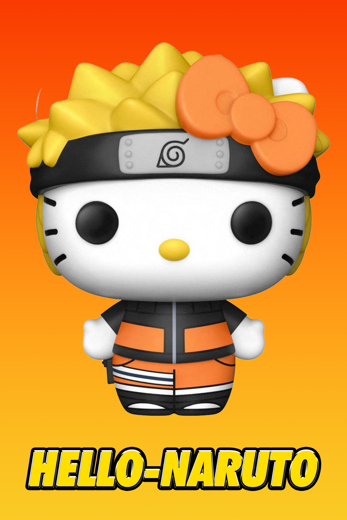 Naruto x Hello Kitty x Funko Poster