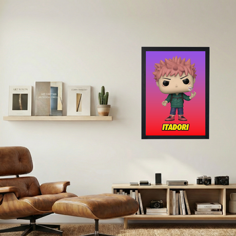 Jujutsu Kaisen x Yuji Itadori Funko Poster - Mockup 1