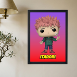 Jujutsu Kaisen x Yuji Itadori Funko Poster - Mockup 2