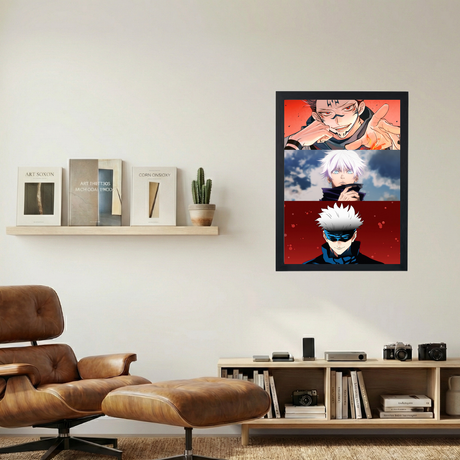 Jujutsu Kaisen 'Trio' Poster - Mockup 1