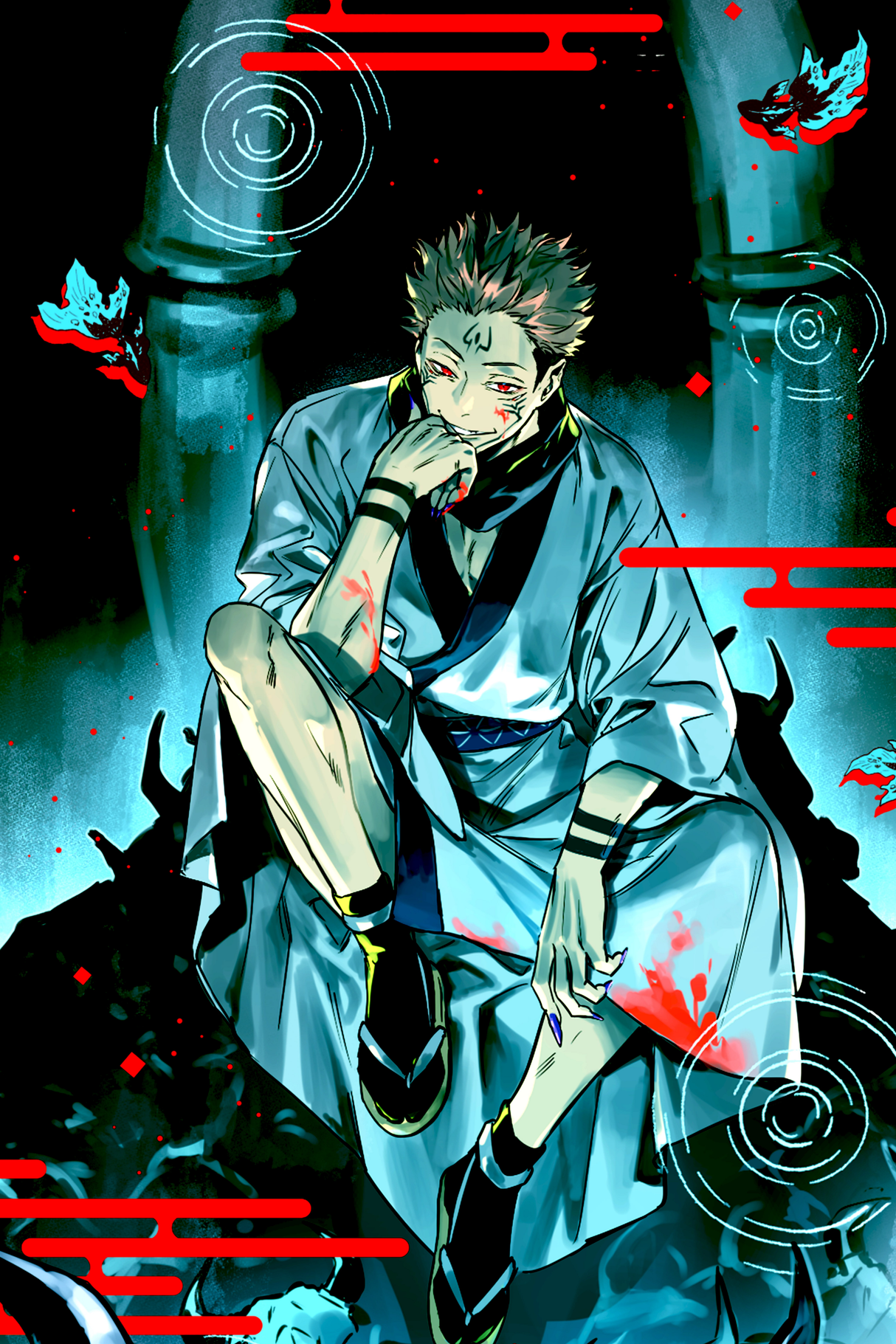 Jujutsu Kaisen x Sukuna Poster