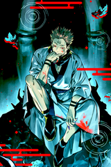 Jujutsu Kaisen x Sukuna Poster