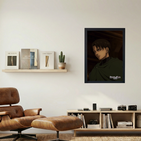 Attack On Titan x Levi Ackerman Poster - Mockup 1