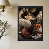 Attack On Titan x Levi Ackerman Poster V2 - Mockup 2