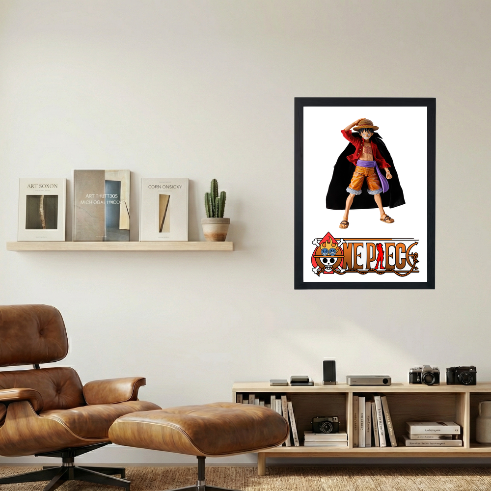One Piece 'Luffy Action Figure' Poster - Mockup 1