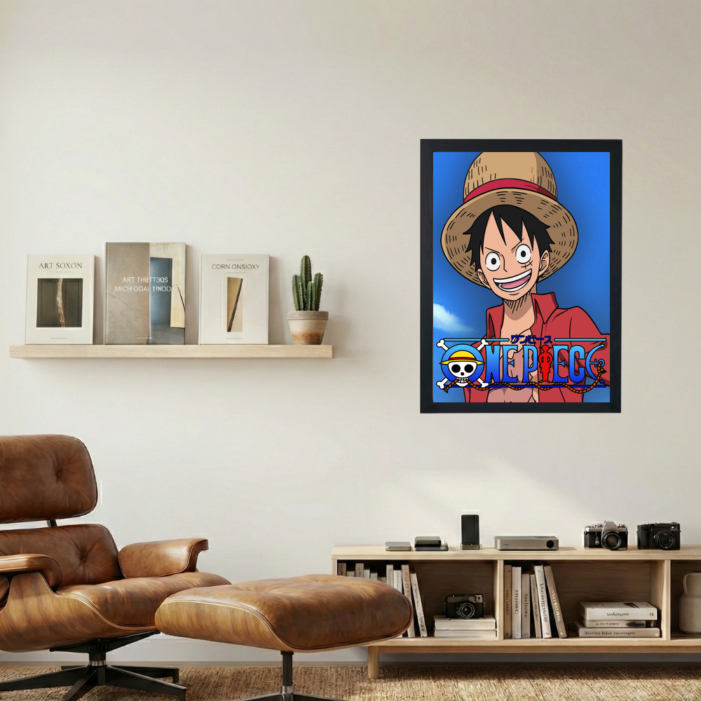 One Piece x Luffy Poster - Mockup 1