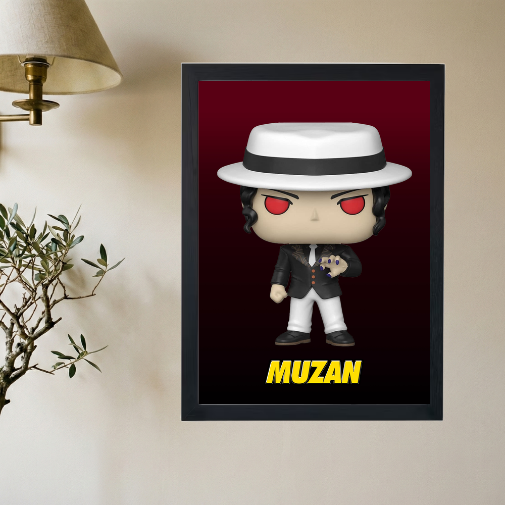 Demon Slayer x Muzan Funko Poster - Mockup 2