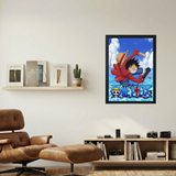 One Piece 'Luffy Vibes' Poster - Mockup 1