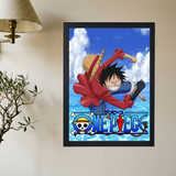 One Piece 'Luffy Vibes' Poster - Mockup 2
