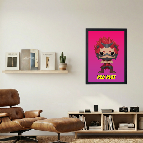 My Hero Academia x Red Riot Funko Poster - Mockup 1