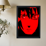 Sasuke 'Seeing Red' Poster - Mockup 2