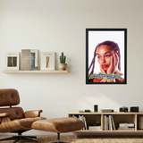 Jorja Smith x Snoh Aalegra 'Violet Skies' Poster - Mockup 1