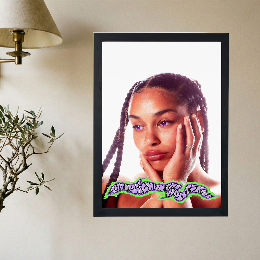 Jorja Smith x Snoh Aalegra 'Violet Skies' Poster - Mockup 2