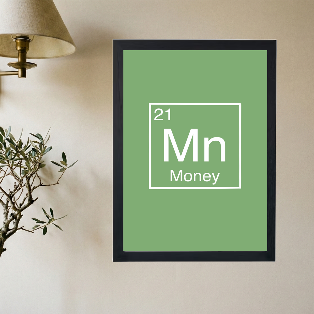 Money' Element Poster - Mockup 2