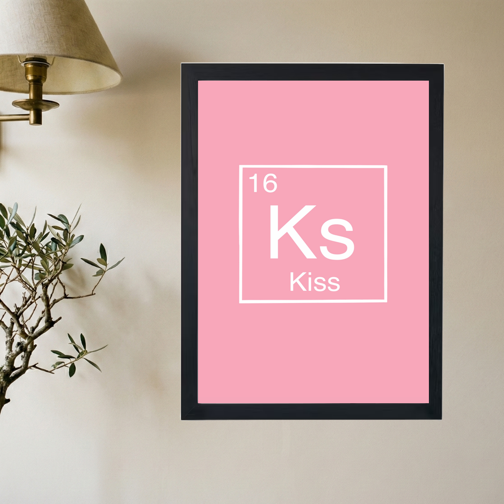 Kiss' Element Poster - Mockup 2