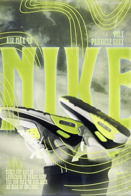 Nike Air Max 90 Volt Poster