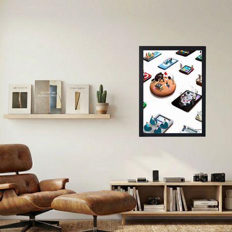 Kanye West 'YZY Stem Player' Painting Poster - Mockup 1