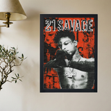 21 Savage 'Shooter' Poster - Mockup 2
