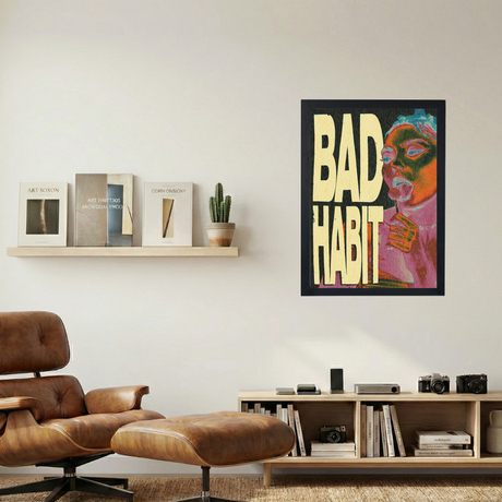 Steve Lacy 'Bad Habit' Poster - Mockup 1