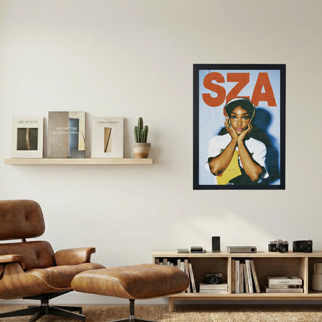 SZA 'Pure SZA' Poster - Mockup 1