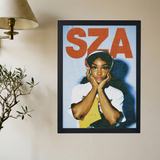 SZA 'Pure SZA' Poster - Mockup 2