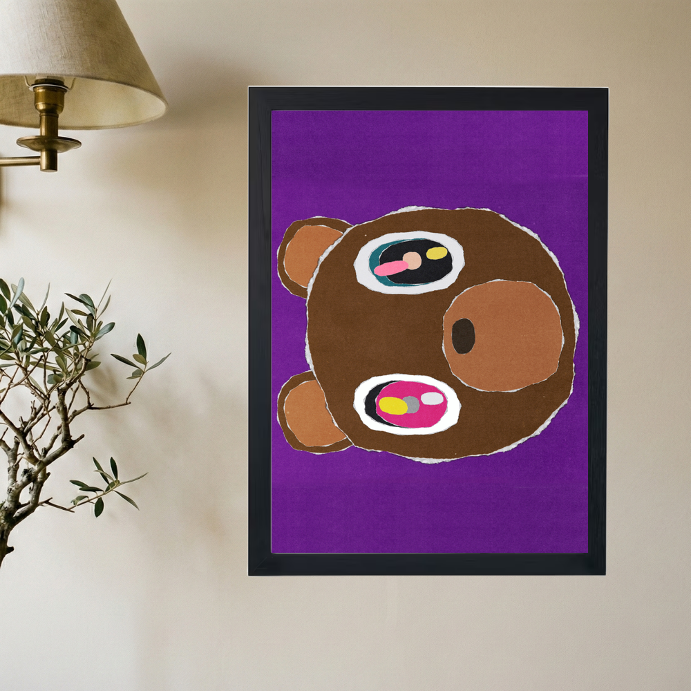 Kanye West 'Graduation Bear' Poster - Mockup 2