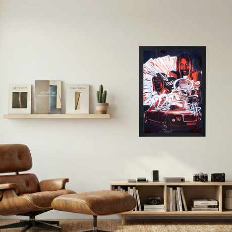 Lil Durk 'Chains Cash Cars' Poster - Mockup 1