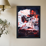 Lil Durk 'Chains Cash Cars' Poster - Mockup 2