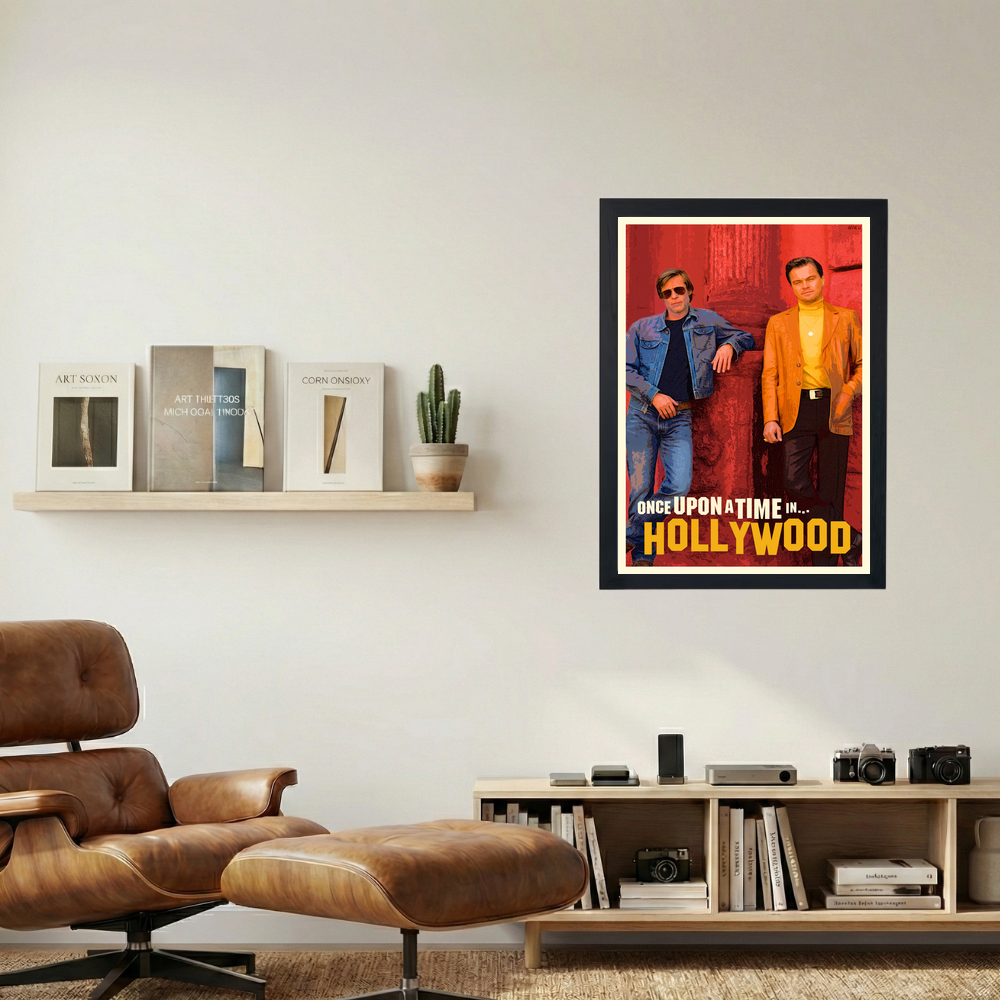 Once Upon A Time In Hollywood' Poster - Mockup 1
