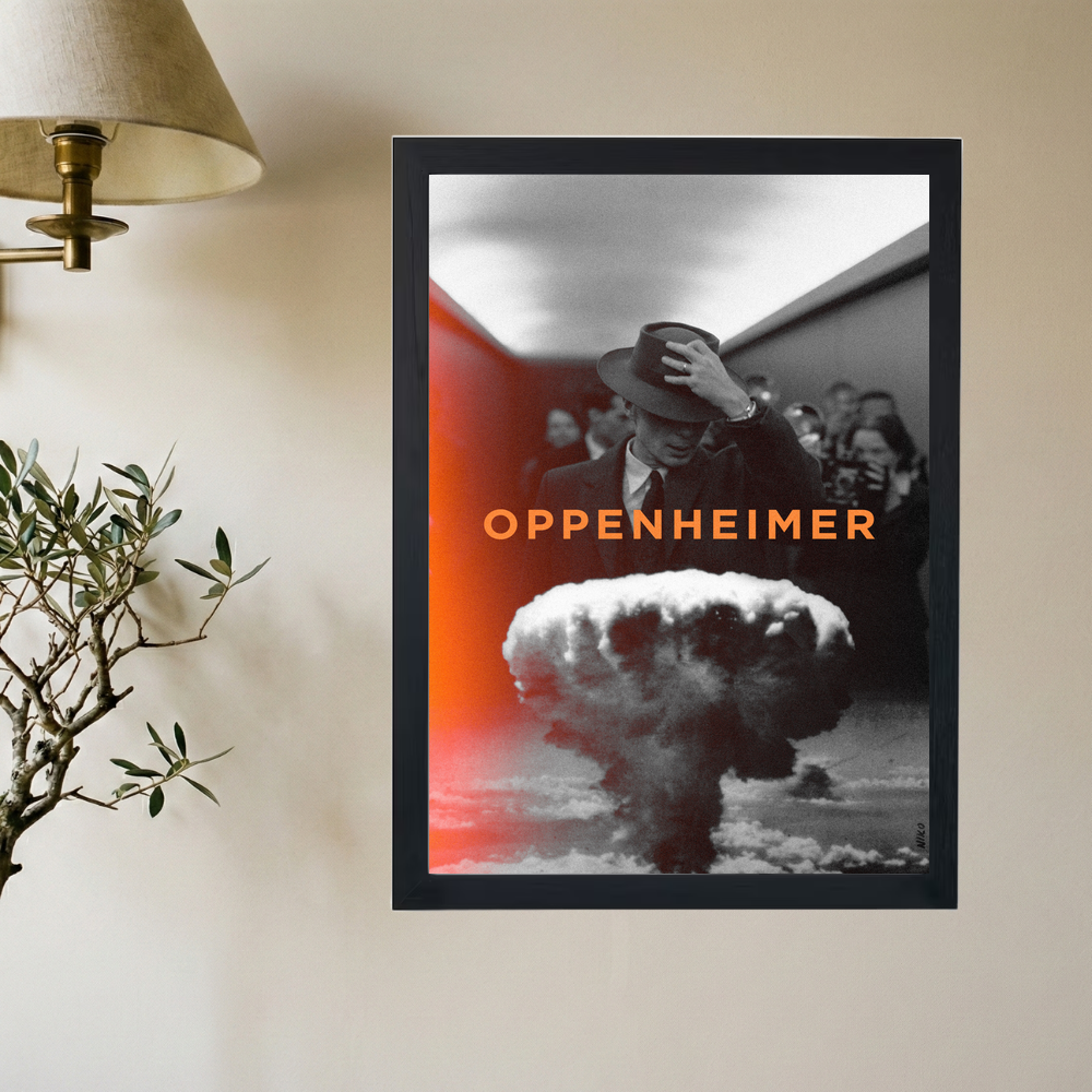 Oppenheimer 'Manhattan Project' Poster - Mockup 2