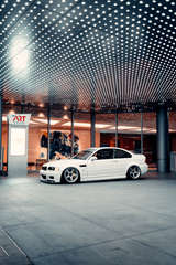 BMW e46 M3 'All White Lights' Poster