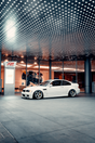 BMW e46 M3 'All White Lights' Poster