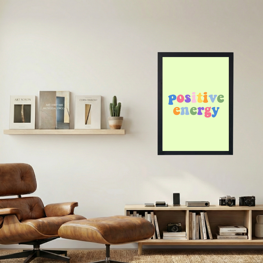 Positive Energy' Poster - Mockup 1