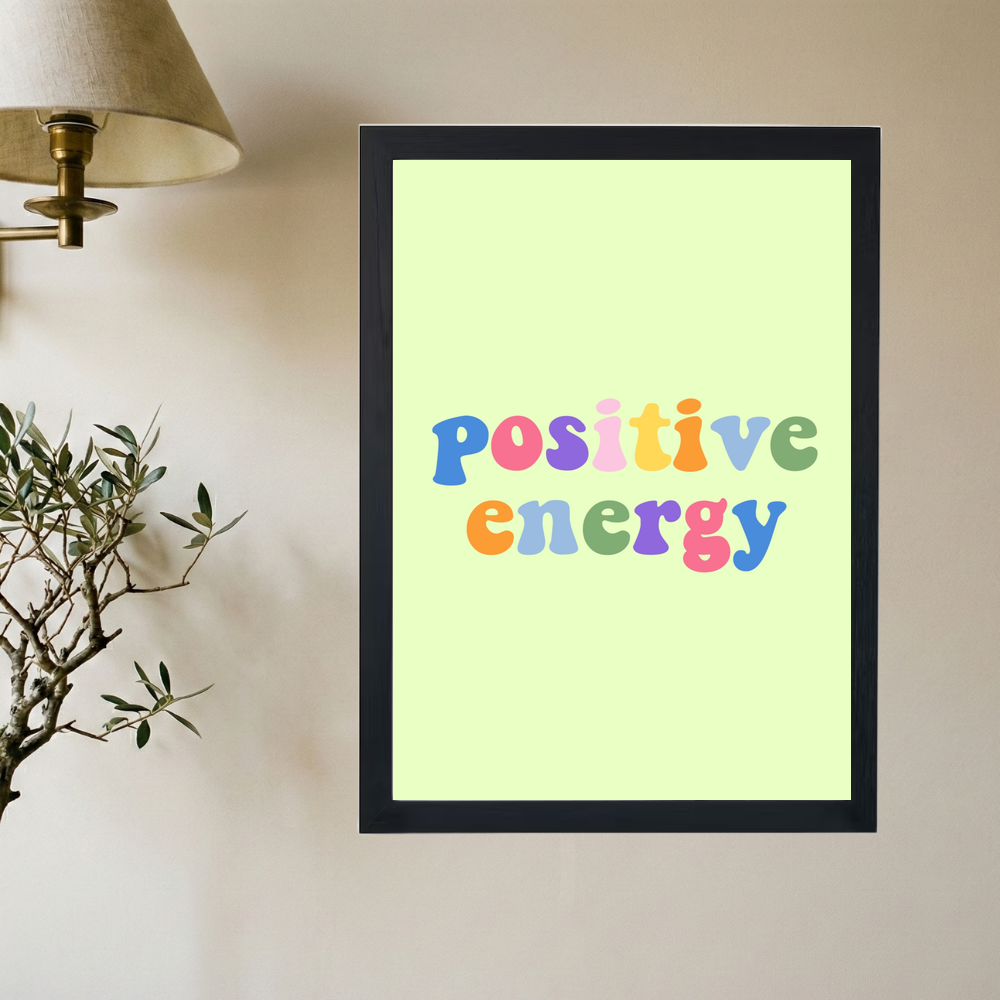 Positive Energy' Poster - Mockup 2
