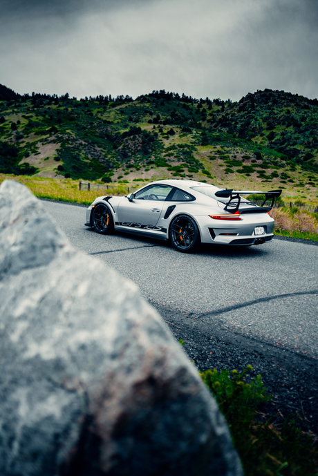 Porsche GT3RS 'Grey Skies' Poster