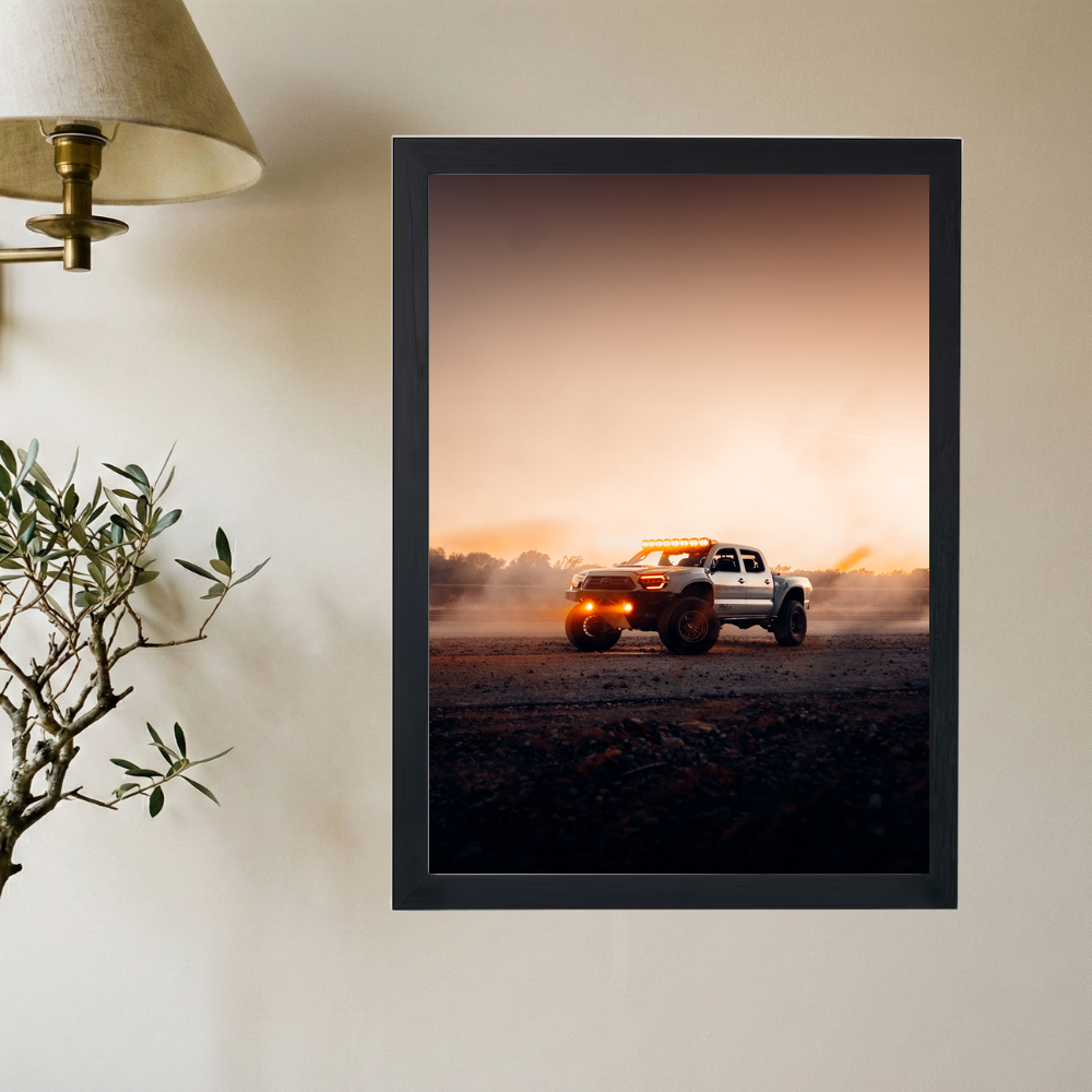 Toyota Tacoma 'Into The Winds' Poster - Mockup 2